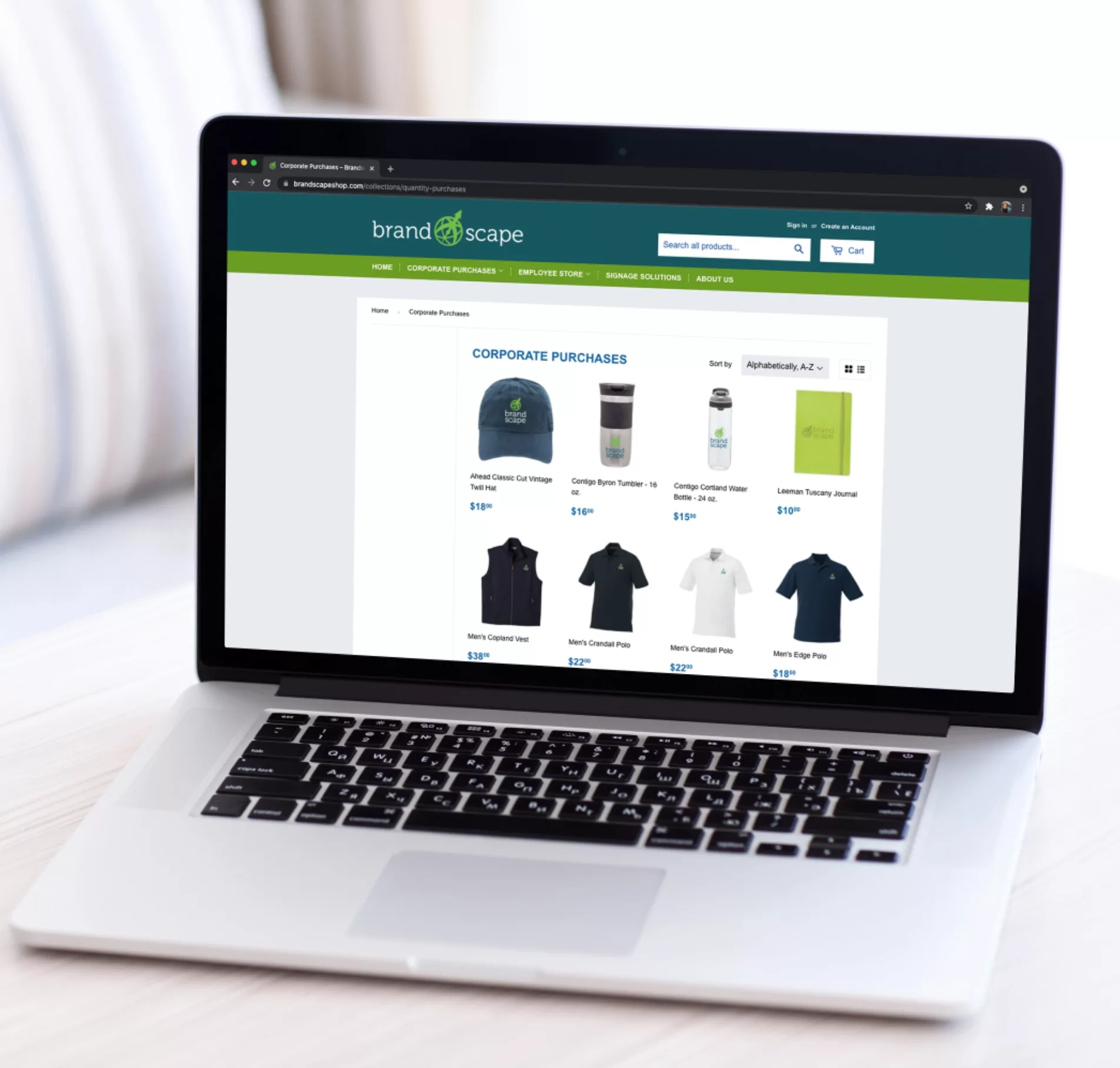 Online company store by Brandscape